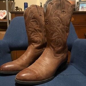 Ariat Women's Women's Heritage R Toe Western Cowboy Boot, Russet Rebel, Size 8.5
